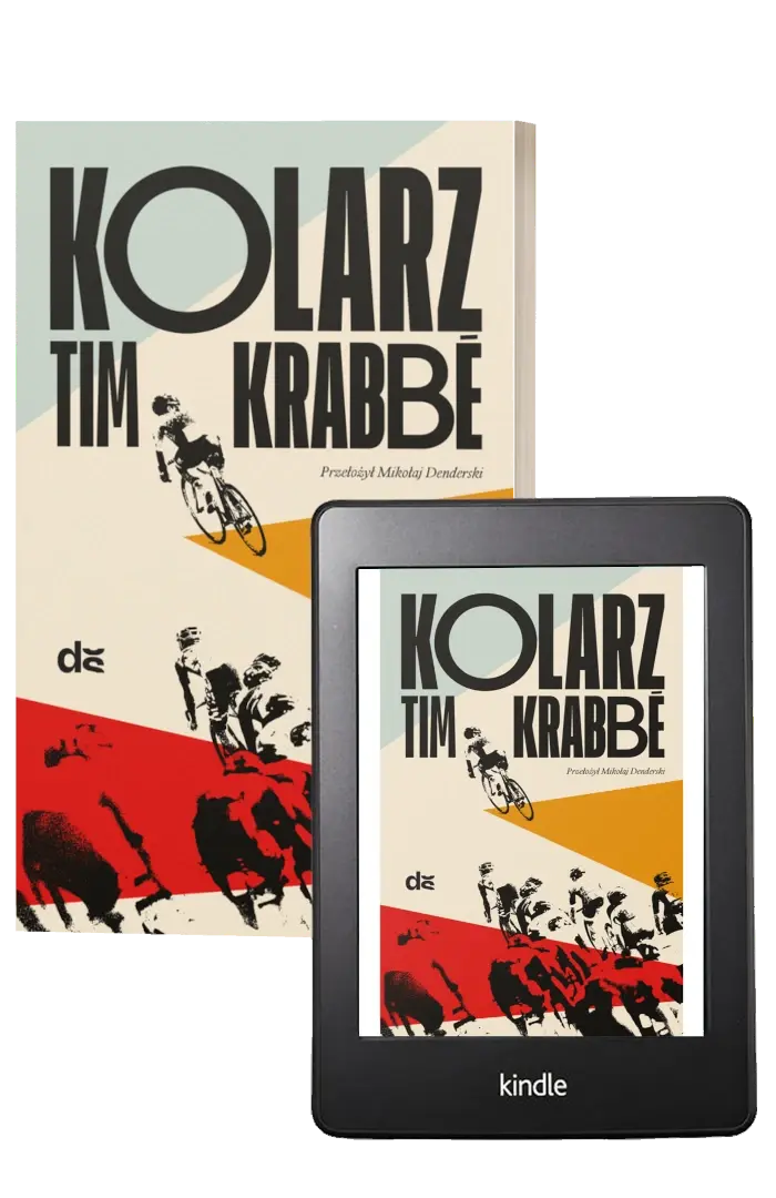 Kolarz, Tim Krabbé - okładka wersji elektornicznej oraz papierowej.